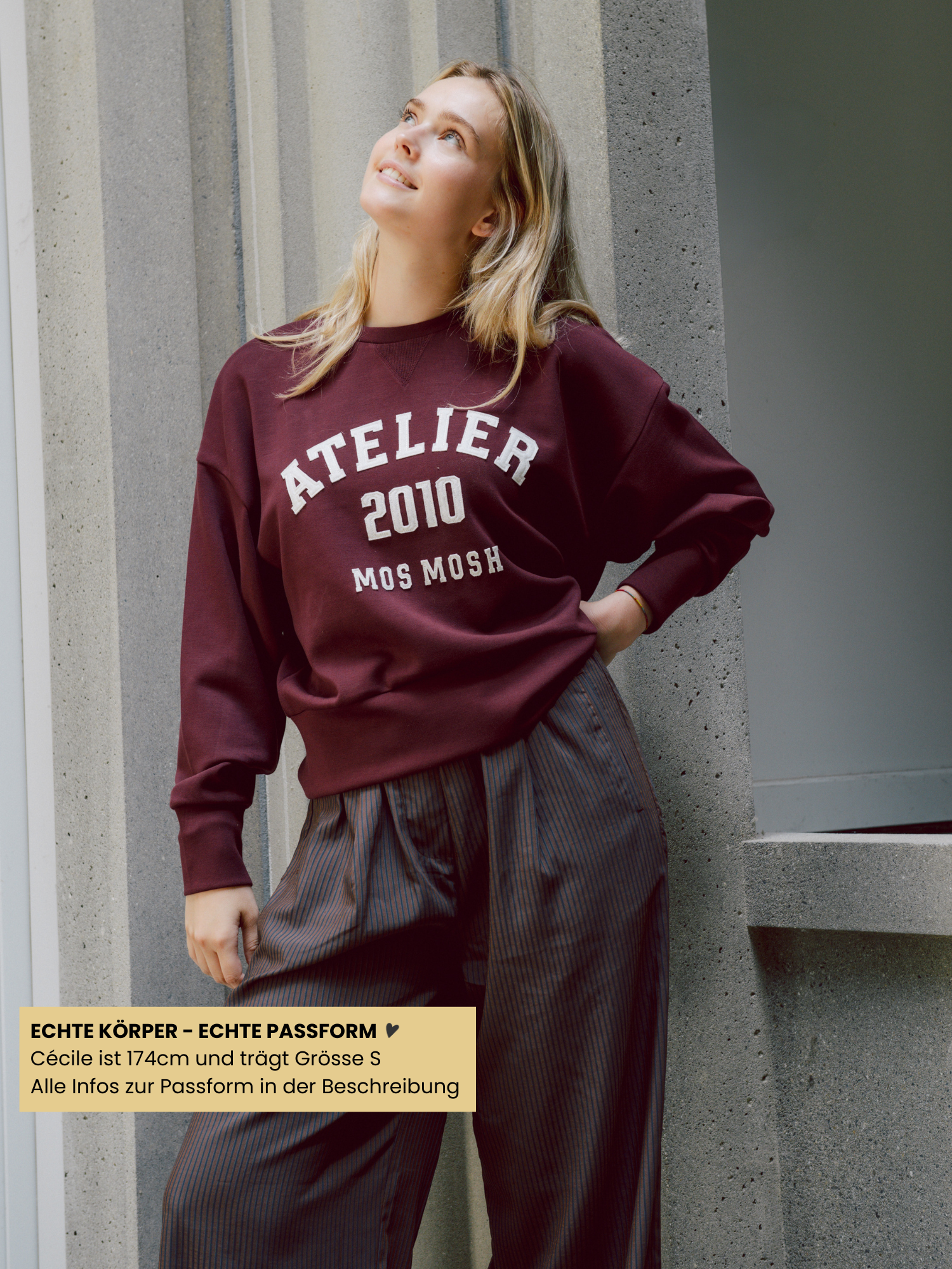 Sweatshirt - MMNima O-LS, Port Royal – Bild 2