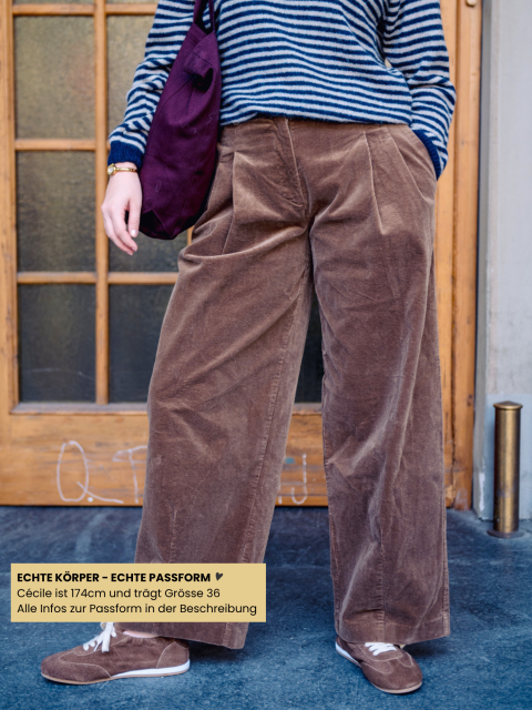 Hose - CorlieSW Corduroy, Brown – Bild 5
