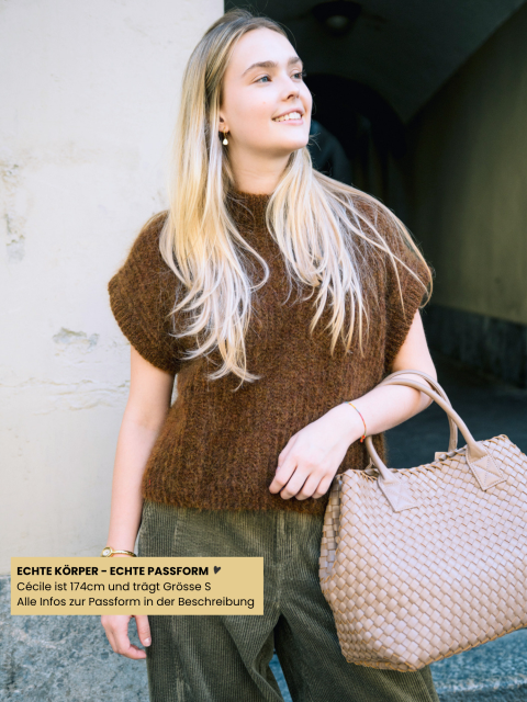 Alternative view of Pullover - Alize, Cognac Chiné