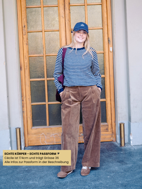 Hose - CorlieSW Corduroy, Brown – Bild 4