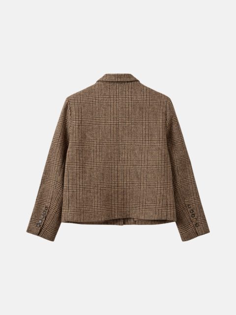 Blazer - EllySW Checked Short, Brown Check – Bild 6