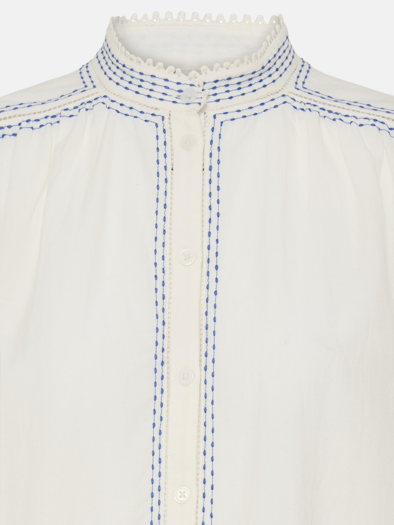 Bluse - Byharuka, Marshmallow – Bild 3