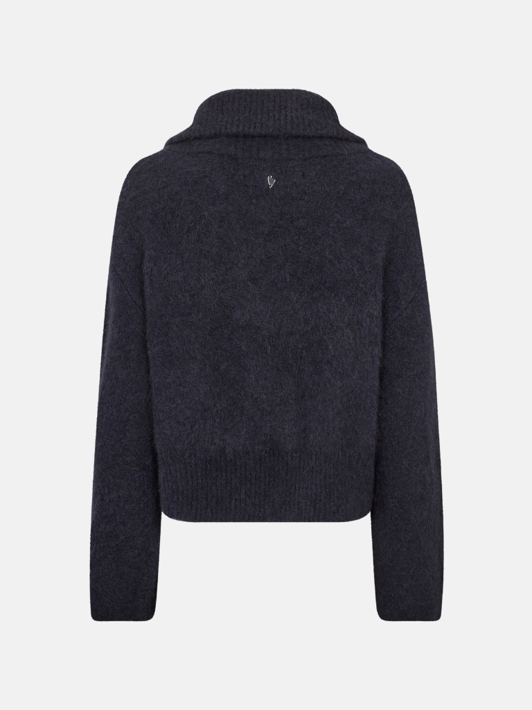 Cardigan – MMHulda Knit Zip Cardigan, Salute Navy – Bild 2