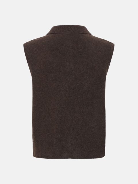 Alternative view of Gilet - Byomea Zipper Slipover, Java Melange