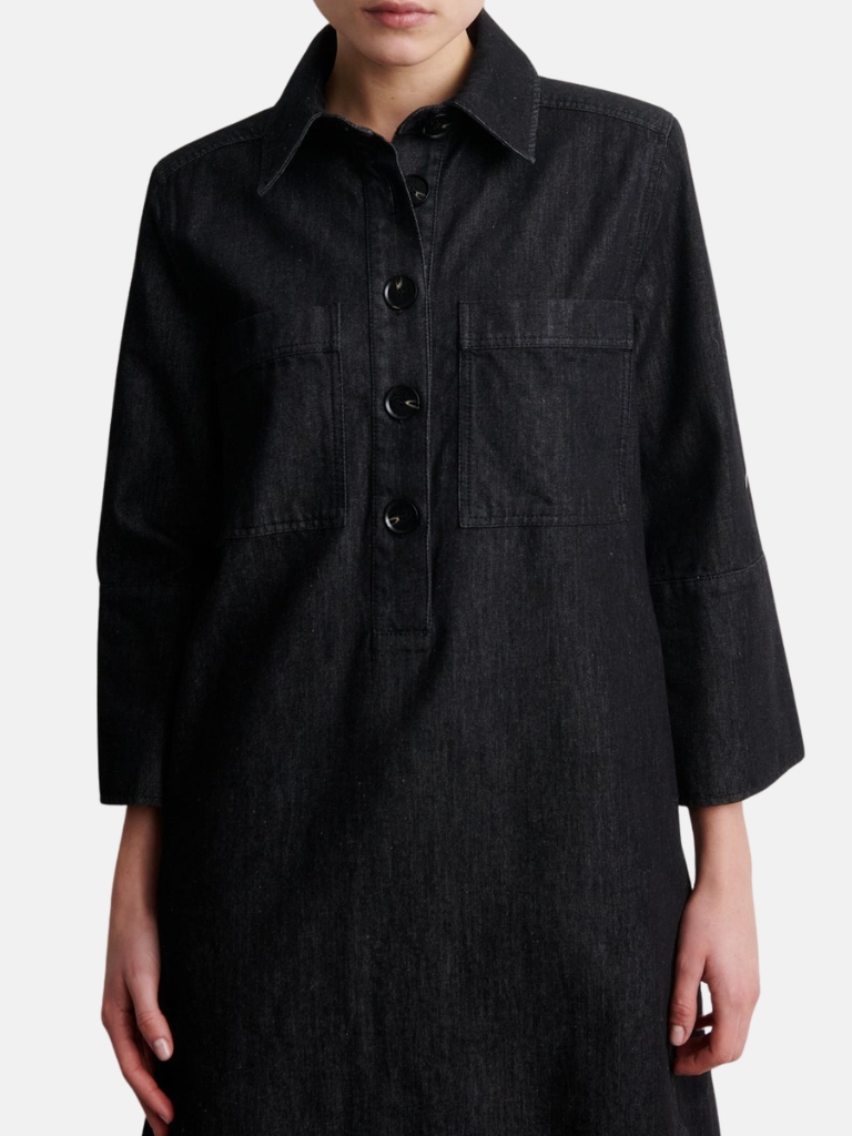 Kleid - Dera Denim New Tunic Dress, Black