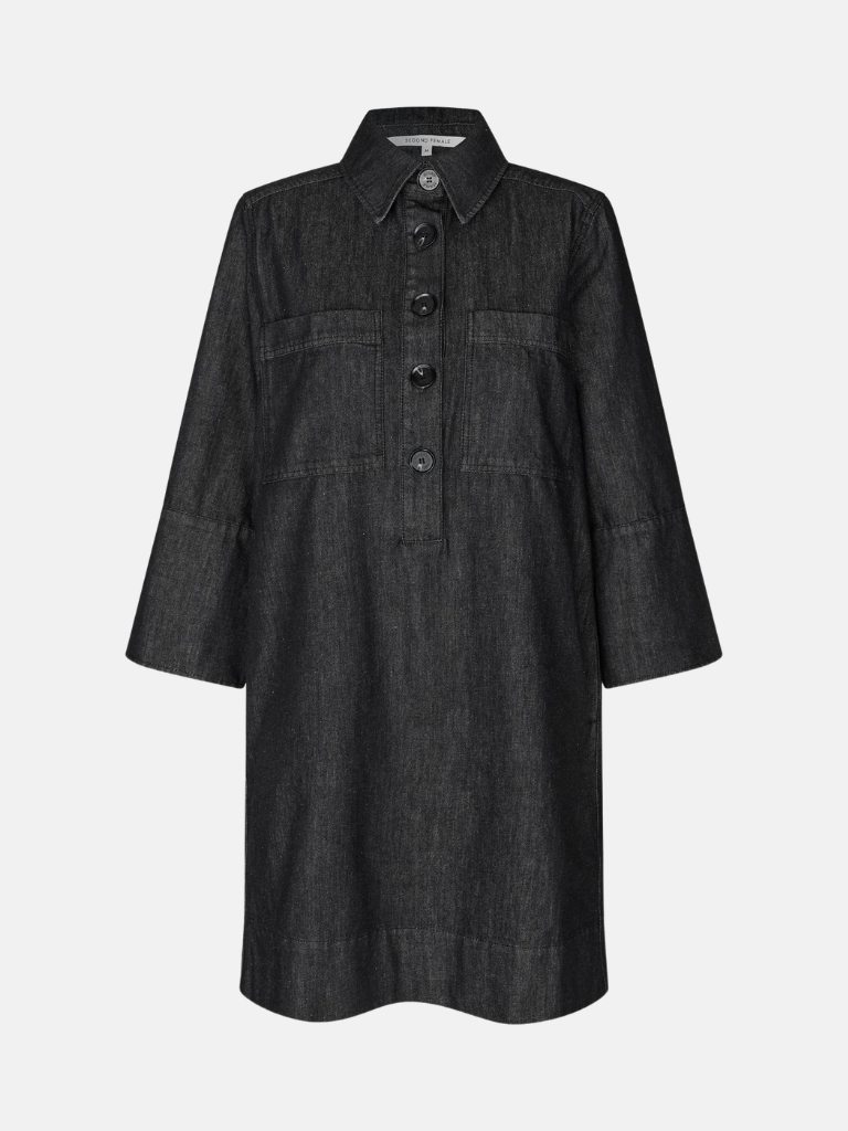 Kleid - Dera Denim New Tunic Dress, Black