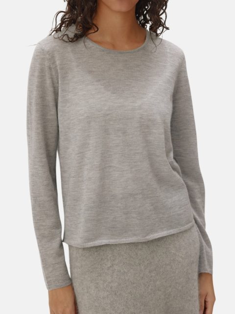 Pullover - Annia Sweater, Titanium Grey Mel