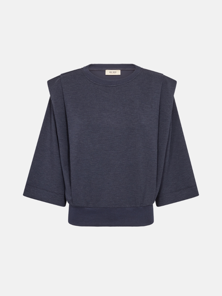 Sweatshirt – MMMae O-3/4 Sleeve, Salute Navy