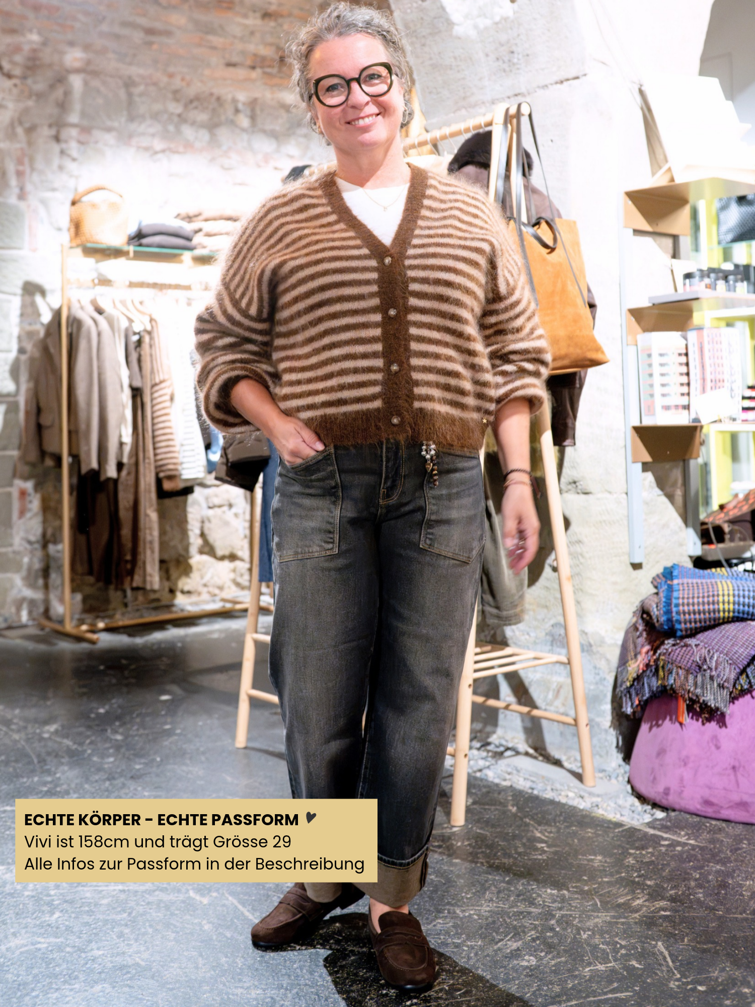 Jeans – MMRachel Kyoto Jeans, Grey – Bild 4
