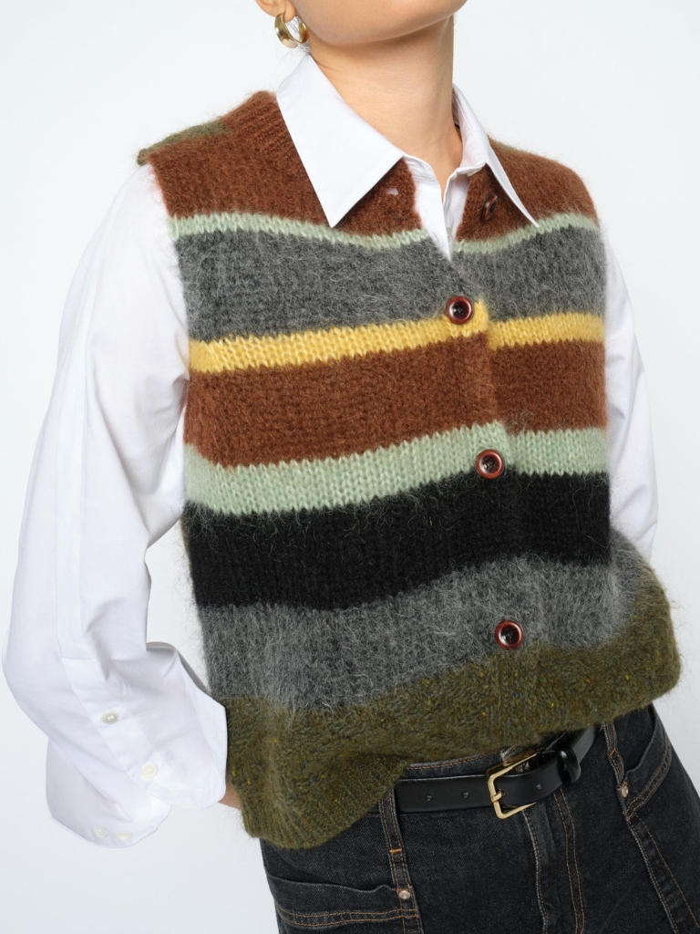 Gilet - MMEsti Knit, Rosin