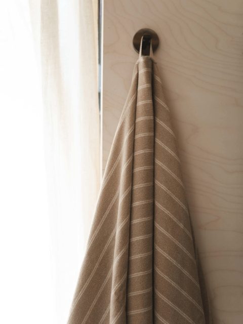 Handtuch - Una, Sand Beige Rain – Bild 3