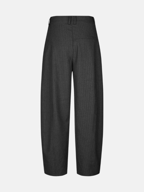 Hosen - Vienne Barrel, Dark Grey Melange – Bild 4