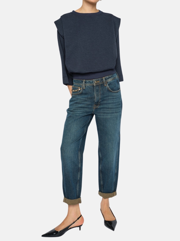 Mos Mosh Jeans MMAymen Galleon in Blue Tint