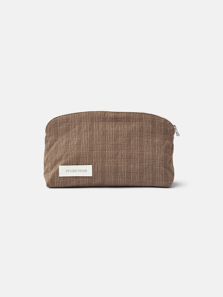 Kosmetiktasche - Celia Mini Seersucker, Bruno Check