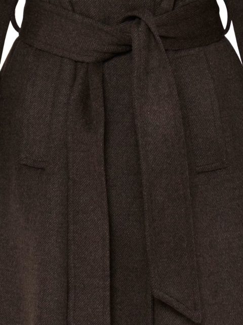 Mantel - BYABONNET Long Coat, Java Melange Brown – Bild 7