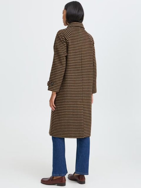 Alternative view of Mantel - BYCAMIO Coat, Olive Night Check Green