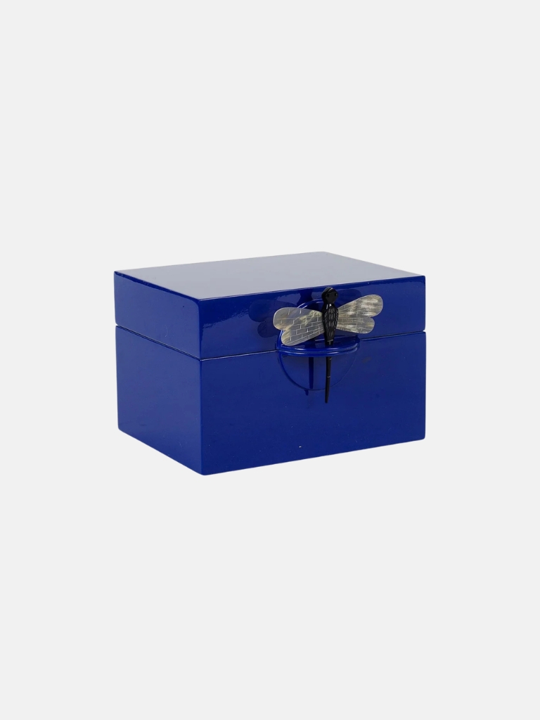 Box - Lack B, Blue ink