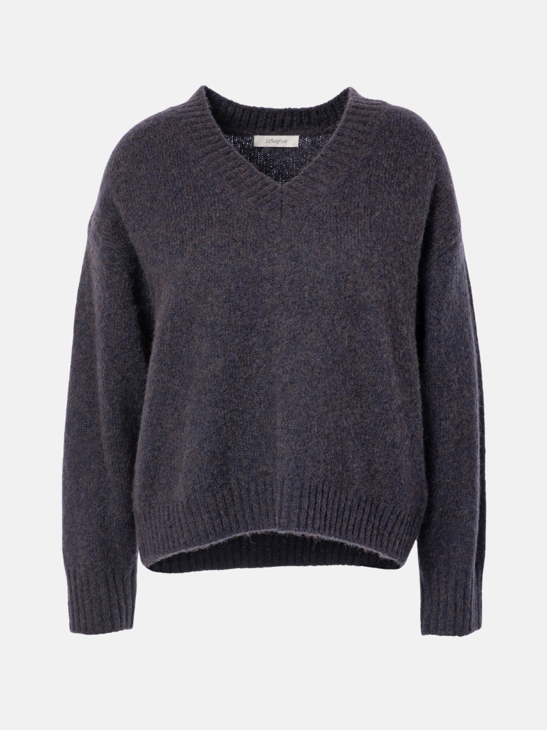 JcSophie Pullover Perlette in Dark Blue Melange