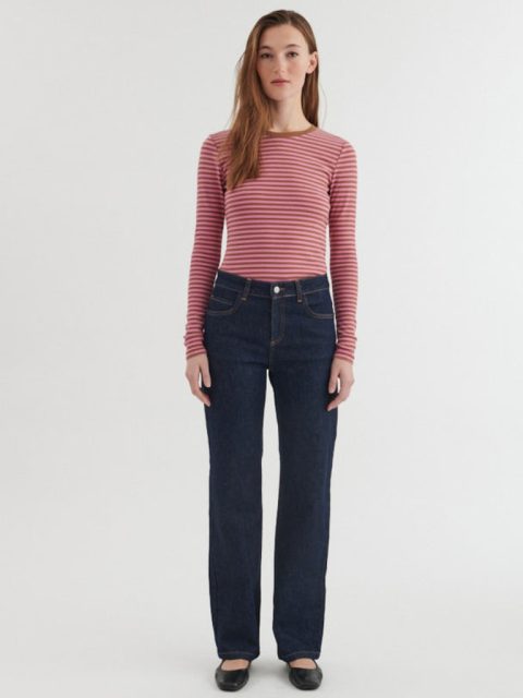 Shirt - Ludmilla LS Tee, Cashmere Rose / Nuthatch – Bild 4