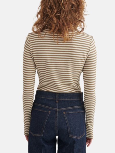 Shirt - Ludmilla LS Tee, Covert Garden / Birch – Bild 2