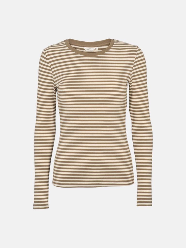 Shirt - Ludmilla LS Tee, Covert Garden / Birch – Bild 5