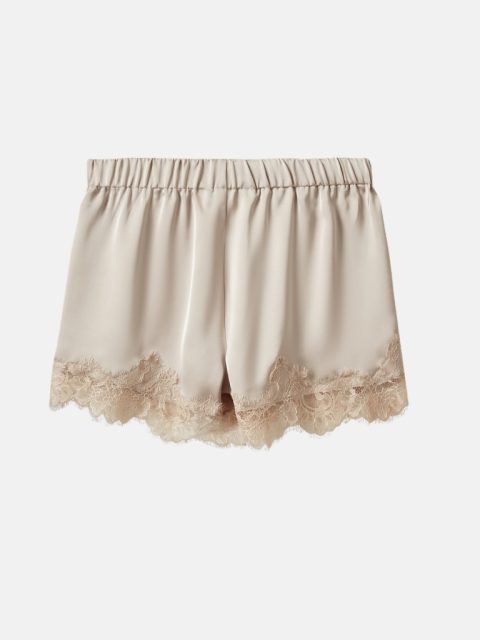 Shorts - Vadasw Lace Detailed, Feather Gray – Bild 3