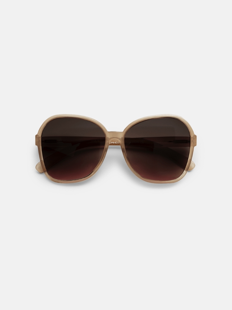 Sonnenbrille - Butterfly, Beige