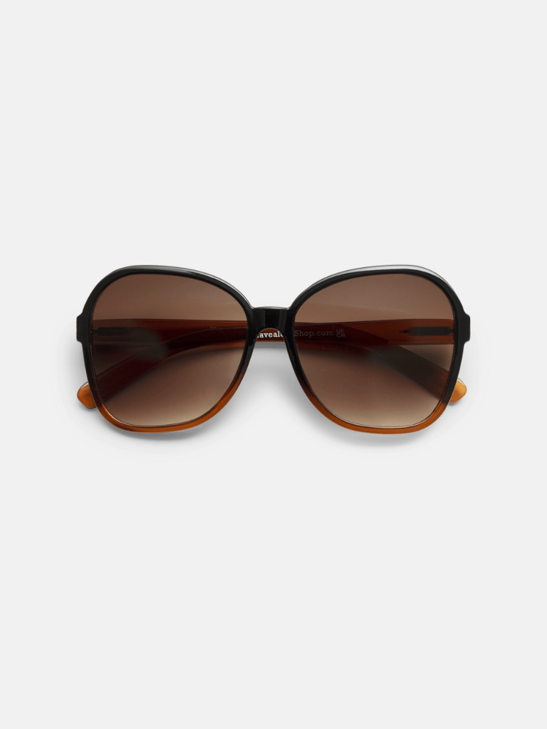 Sonnenbrille - Butterfly, Brown/Black