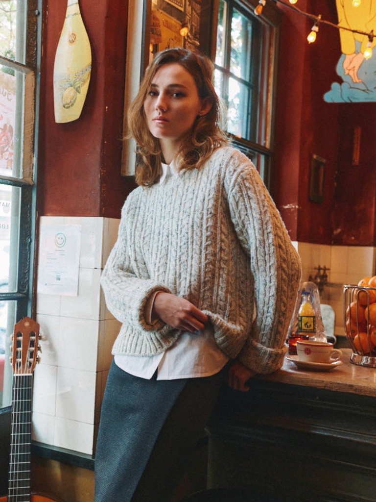 Pullover - Asta Sweater, Dutch Blue – Bild 6