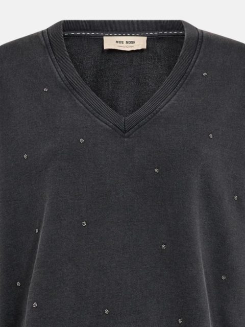 Sweatshirt - MMCosette Stud, Thunderstorm – Bild 4