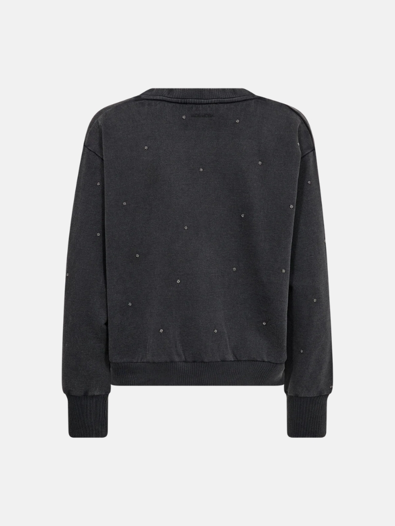 Sweatshirt - MMCosette Stud, Thunderstorm – Bild 3