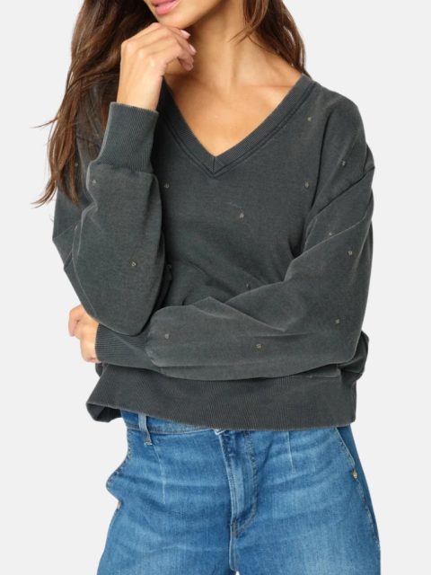 Sweatshirt - MMCosette Stud, Thunderstorm