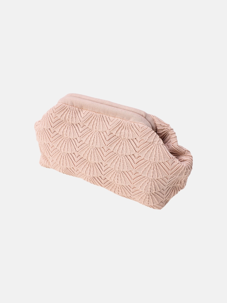 Pico Tasche Shelly Clutch Bag, Oyster Pink color