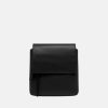 Gianni Chiarini Firenze Three Ledertasche in Nero mit Schulterriemen und Klappenverschluss