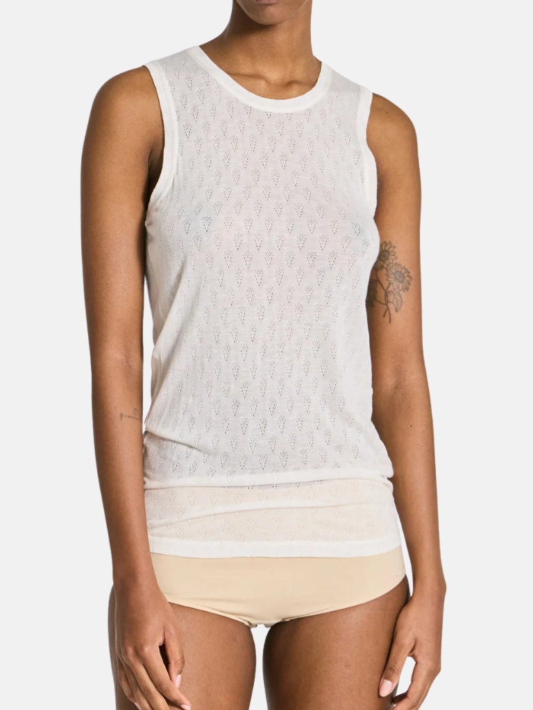 Top - Alberte S´less Silk, Off White