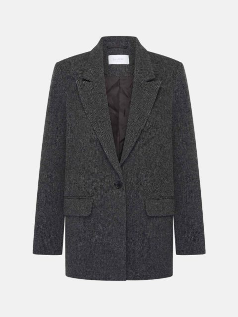 Blazer - Nes Herringbone, Dark Grey Melee – Bild 6