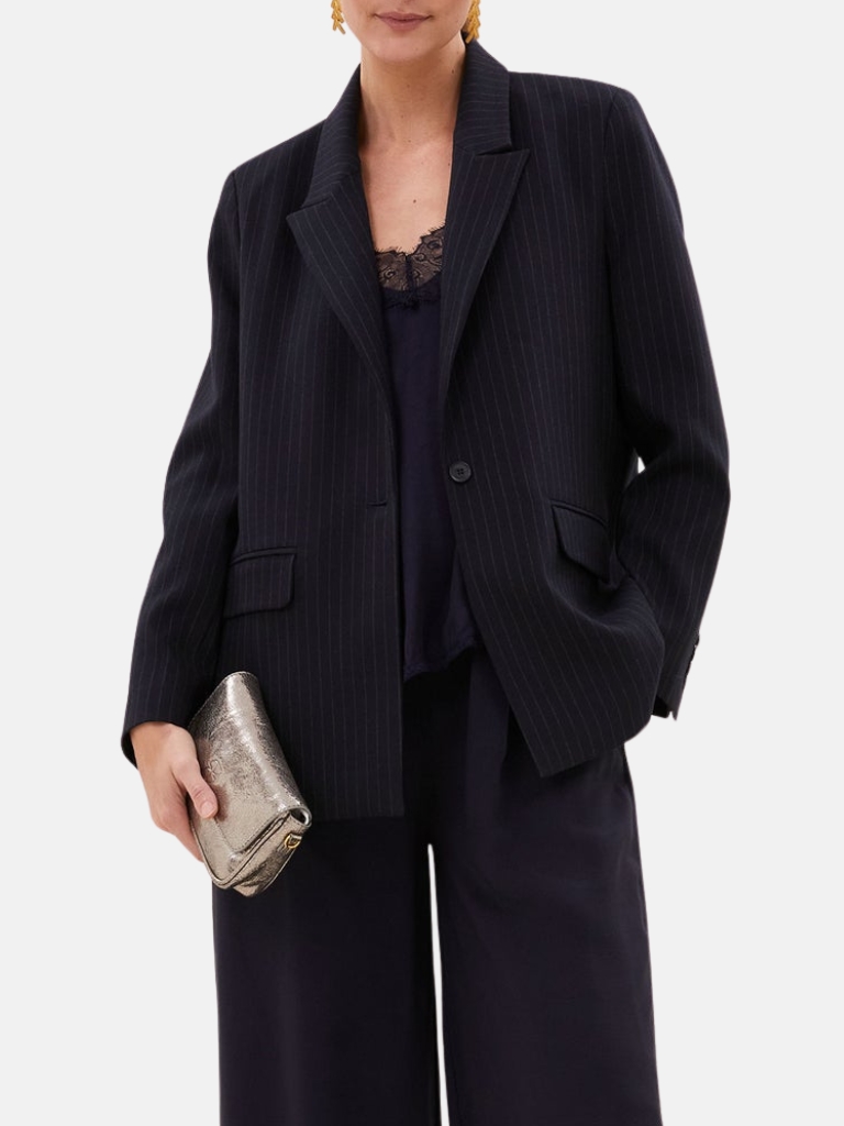 Blazer - Nes Pinstripe, Midnight