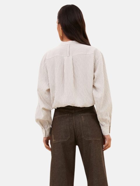 Alternative view of Bluse - Fla Thin Stripe, Jet Black Stripe