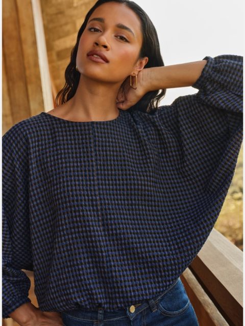 Bluse - Gaya, Galaxy Check – Bild 3