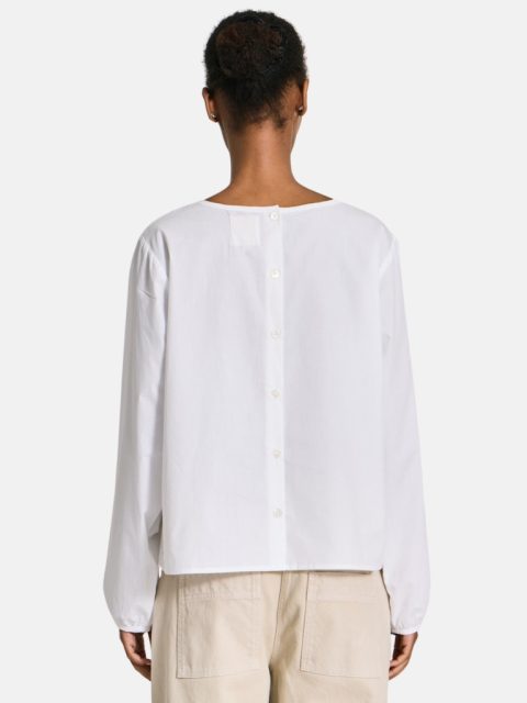 Alternative view of Bluse - Louisa Cotton Poplin, White