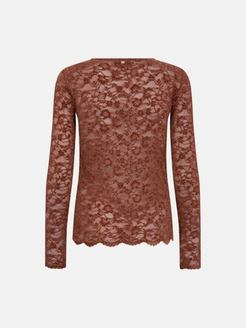 Bluse - MMMiriel Velvet Lace, Imperial Topaz – Bild 3