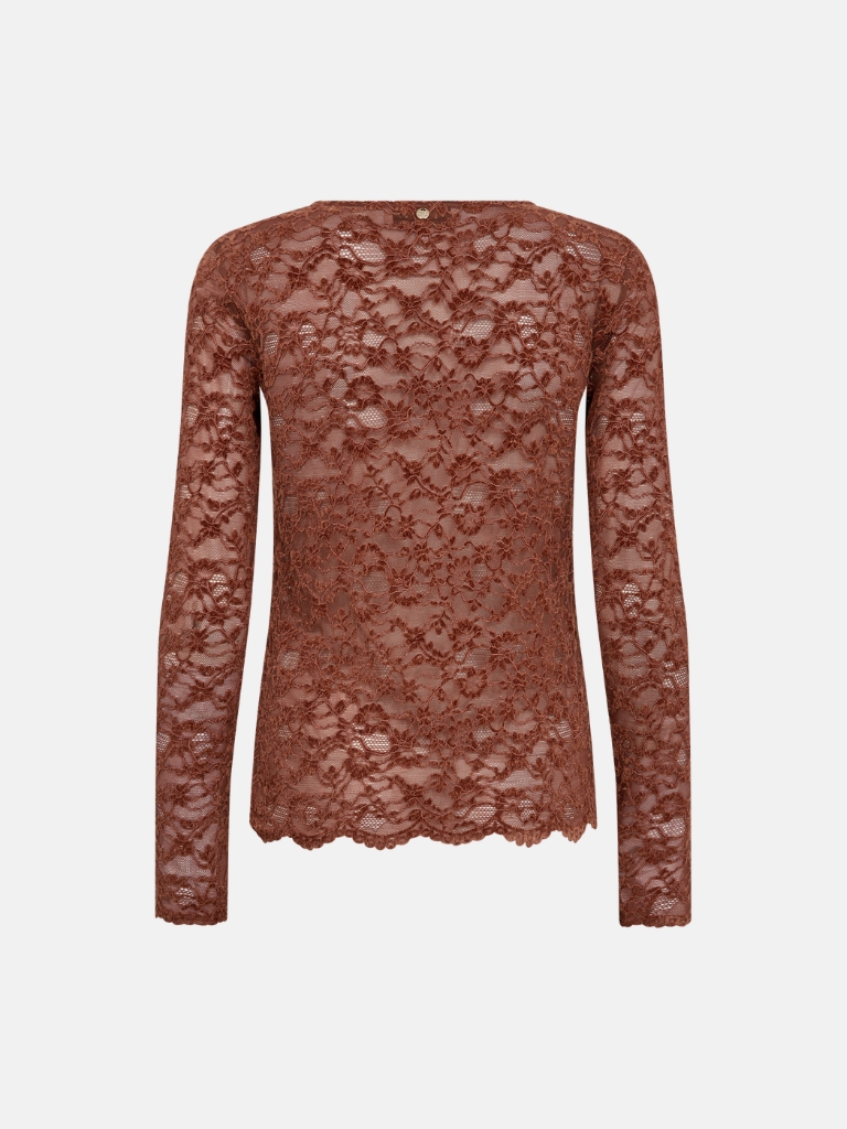 Bluse - MMMiriel Velvet Lace, Imperial Topaz – Bild 3