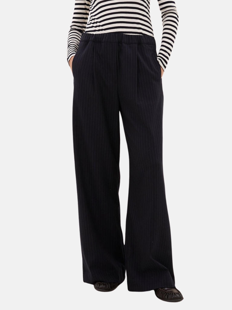 Hosen - Jelle Pinstripe Pants, Midnight