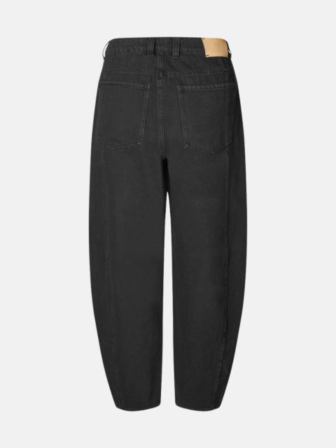 Jeans - Loana Denim Barrel, Black – Bild 5