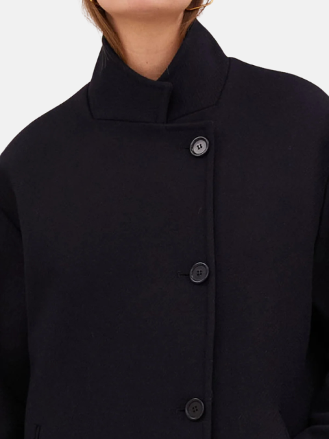 Mantel - Macy Wool Coat, Midnight – Bild 5