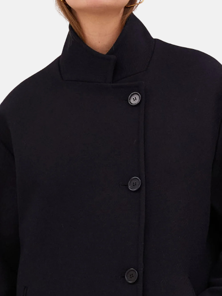 Mantel - Macy Wool Coat, Midnight – Bild 5