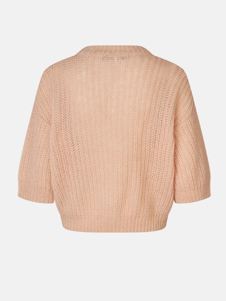 Pullover - Glora SS Knit, Cream Tan – Bild 4