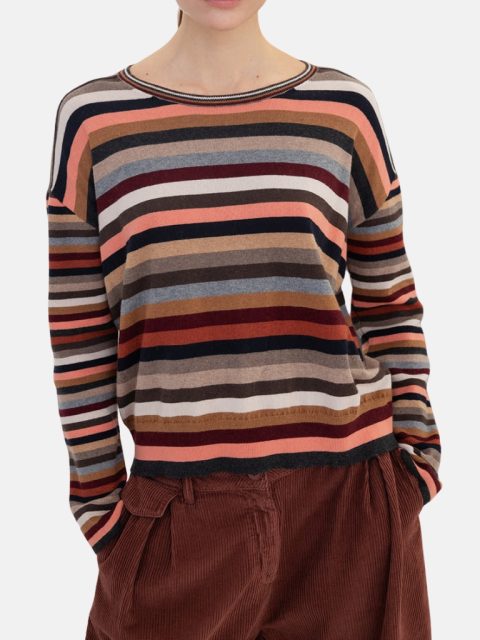 Pullover - Safir Multi, Multi Stripe