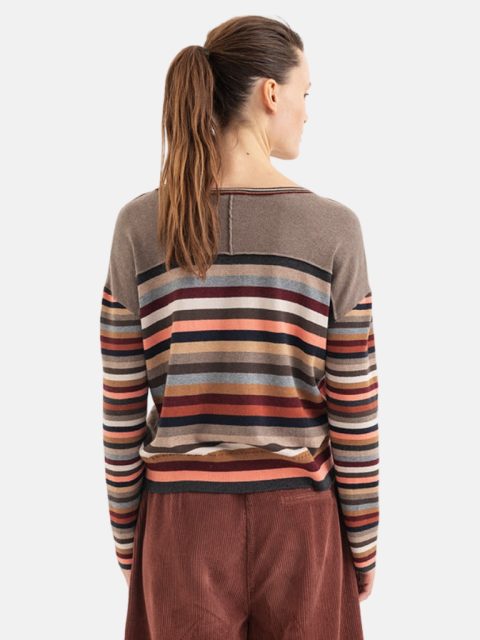 Alternative view of Pullover - Safir Multi, Multi Stripe