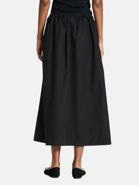 Alternative view of Rock - Ruth Pleated Poplin, Black